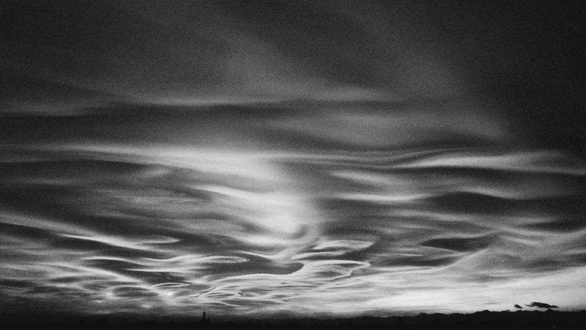Fotografia del cielo di Roberto Spateri &mdash; Cameri (Novara), 29 ottobre 2017.