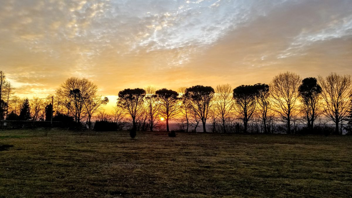 Fotografia del cielo di Roberto Spateri &mdash; Lonate Pozzolo (Varese), 24 febbraio 2019.