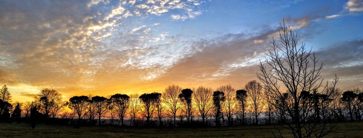 Fotografia del cielo di Roberto Spateri &mdash; Lonate Pozzolo (Varese), 24 febbraio 2019.