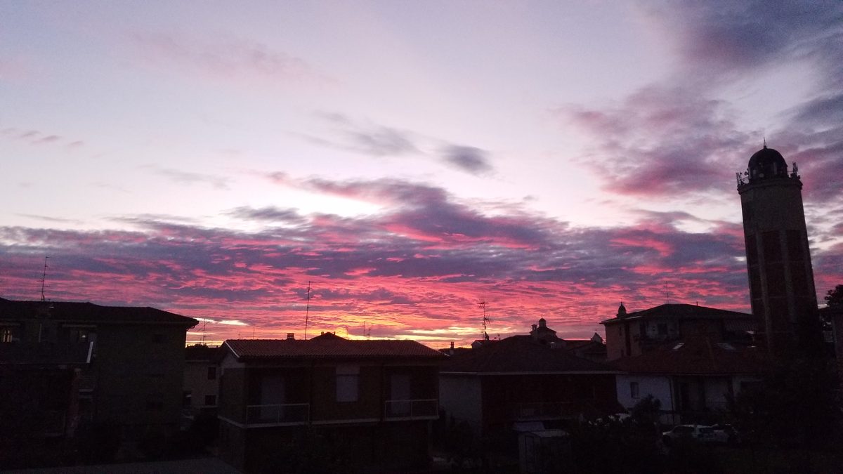 Fotografia del cielo di Roberto Spateri &mdash; Cameri (Novara), 29 settembre 2020.