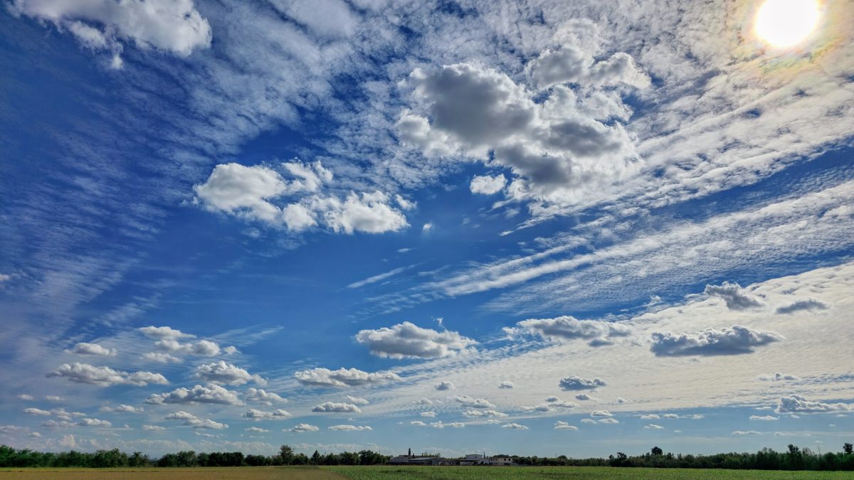 Fotografia del cielo di Roberto Spateri &mdash; Caltignaga (Novara), 29 settembre 2024.