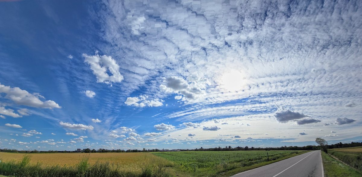 Fotografia del cielo di Roberto Spateri &mdash; Caltignaga (Novara), 29 settembre 2024.
