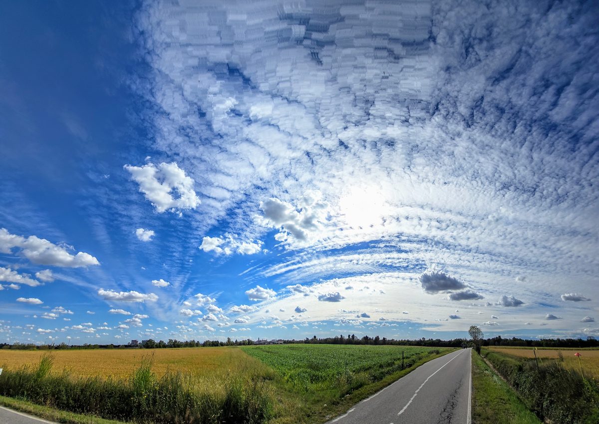 Fotografia del cielo di Roberto Spateri &mdash; Caltignaga (Novara), 29 settembre 2024.