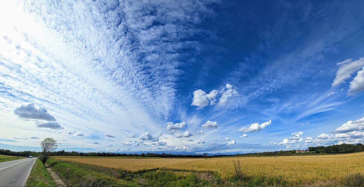Fotografia del cielo di Roberto Spateri &mdash; Caltignaga (Novara), 29 settembre 2024.