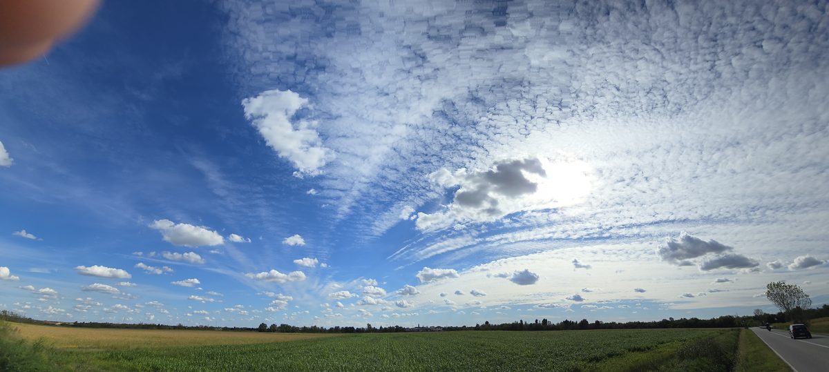 Fotografia del cielo di Roberto Spateri &mdash; Caltignaga (Novara), 29 settembre 2024.