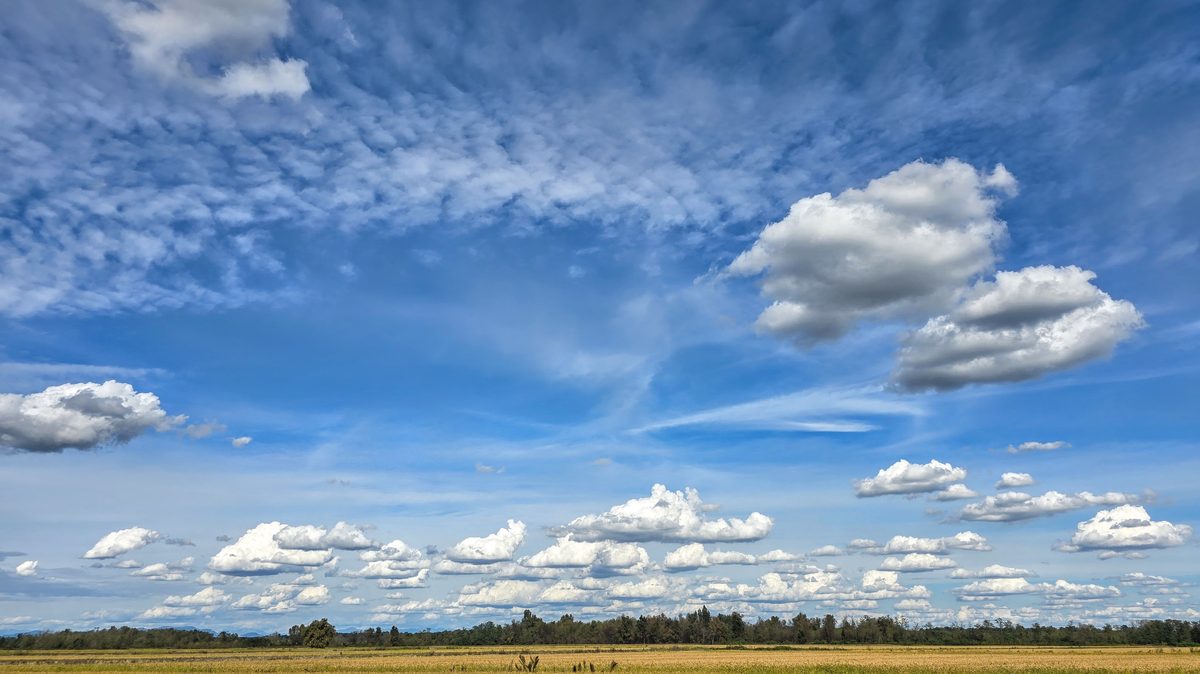 Fotografia del cielo di Roberto Spateri &mdash; Caltignaga (Novara), 29 settembre 2024.