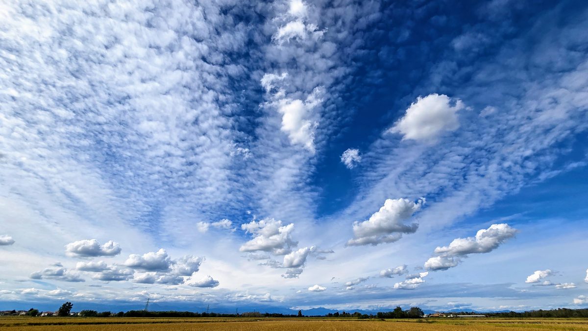 Fotografia del cielo di Roberto Spateri &mdash; Caltignaga (Novara), 29 settembre 2024.