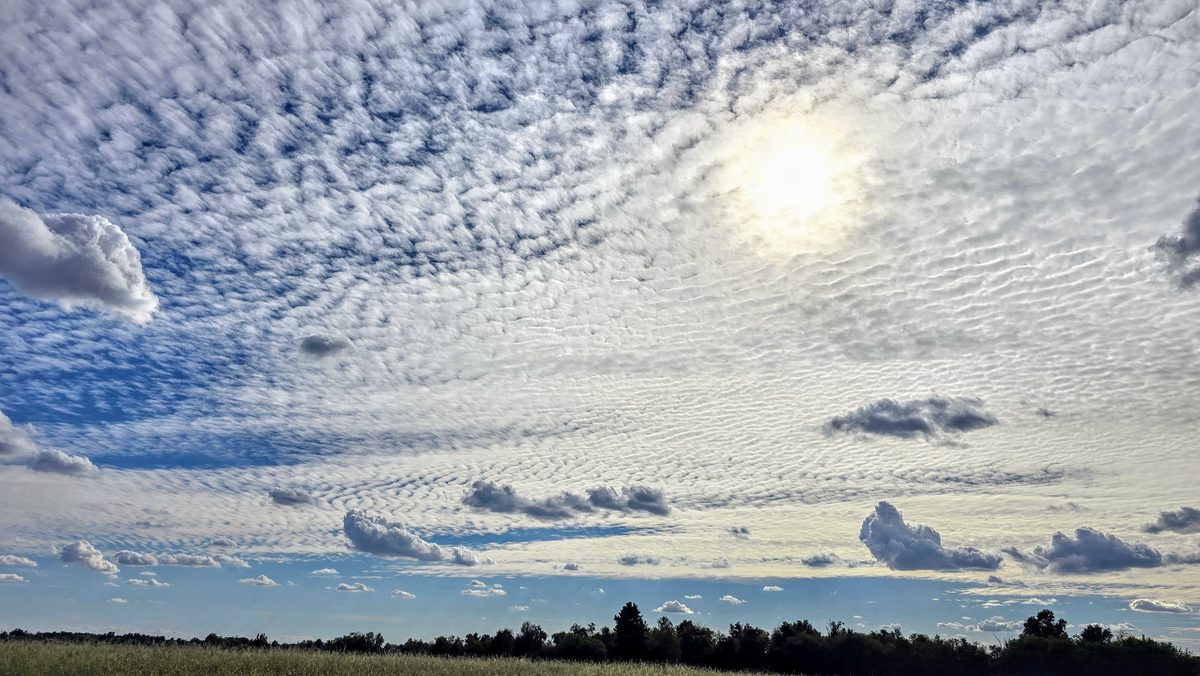 Fotografia del cielo di Roberto Spateri &mdash; Caltignaga (Novara), 29 settembre 2024.