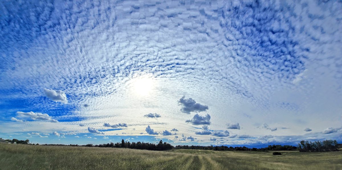 Fotografia del cielo di Roberto Spateri &mdash; Caltignaga (Novara), 29 settembre 2024.