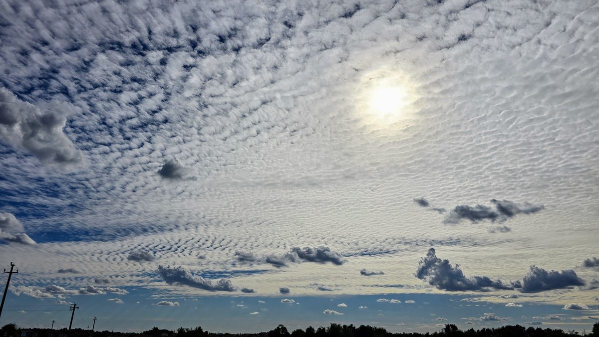Fotografia del cielo di Roberto Spateri &mdash; Caltignaga (Novara), 29 settembre 2024.