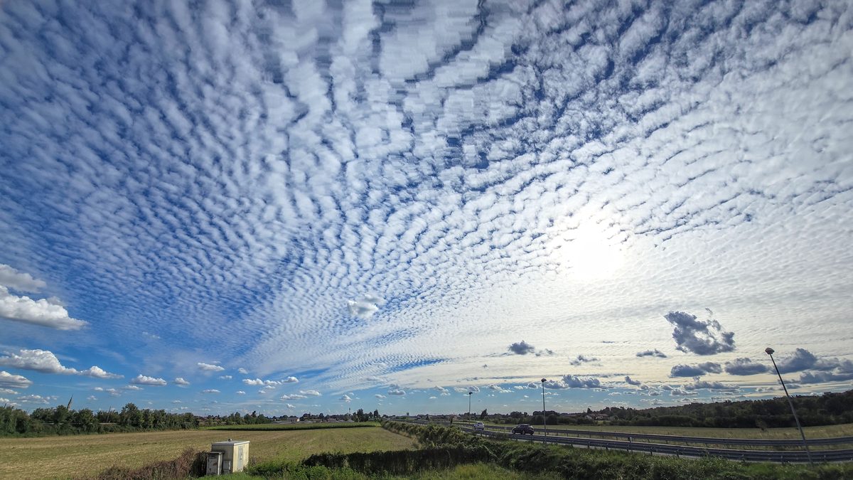 Fotografia del cielo di Roberto Spateri &mdash; Caltignaga (Novara), 29 settembre 2024.