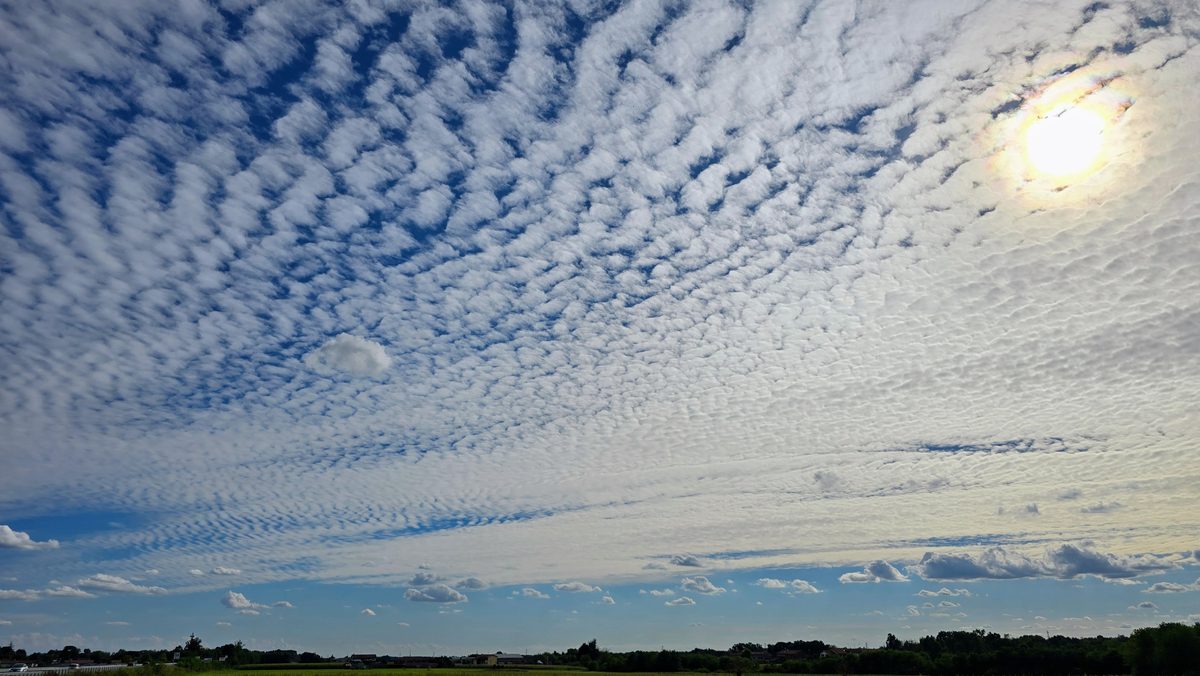 Fotografia del cielo di Roberto Spateri &mdash; Caltignaga (Novara), 29 settembre 2024.