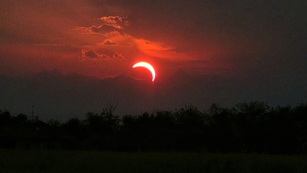 Fotografia del cielo di Roberto Spateri &mdash; Cameri (Novara), 12 agosto 2026.